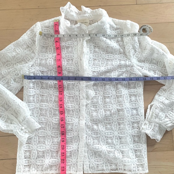 Sezane Chlo shirt new with tag size 36/4 - Picture 12 of 16